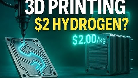 How 3D Printing Could Make $2 Hydrogen a Reality Sooner Than Expected