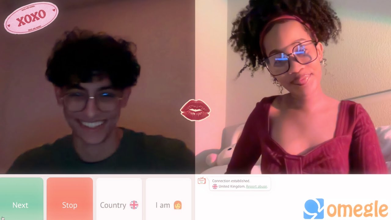 найти валентинку на Omegle