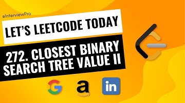 272. Closest Binary Search Tree Value II in C# | LeetCode Hard - O(n)