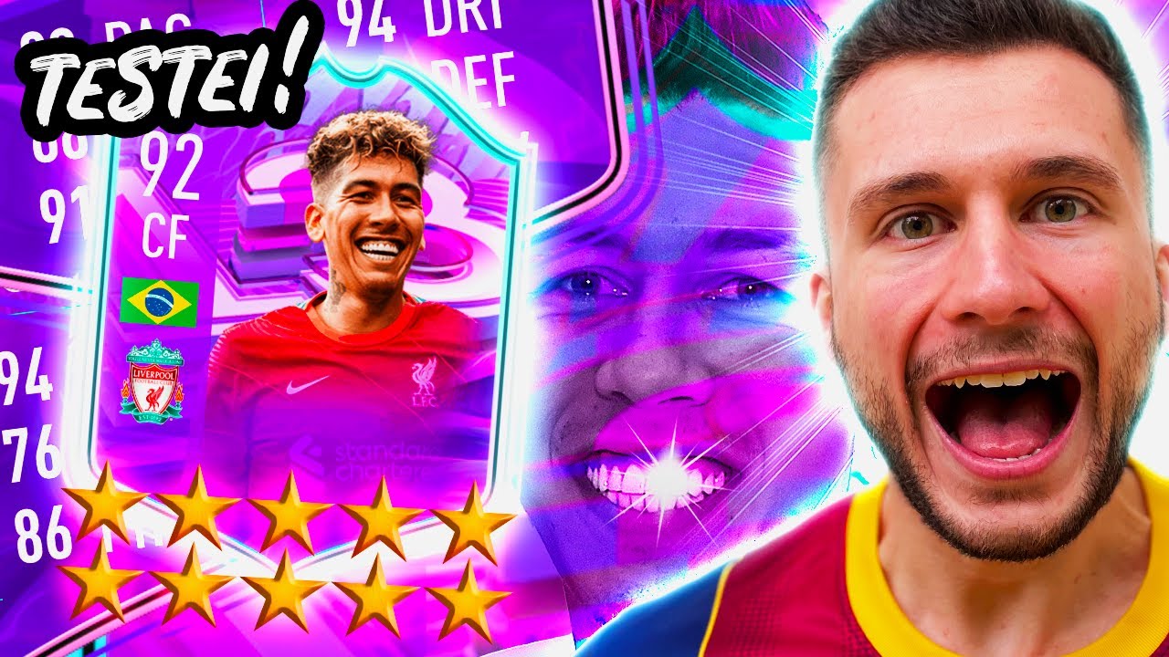 TESTEI A NOVA CARTA DO FIRMINO NA WL!!! ELE É LISO DEMAIS!! FIFA 22 -ULTIMATE TEAM