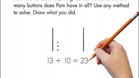ENVISION GRADE 1 TOPIC:10.9: MATH PRACTICES AND PROBLEM SOLVING