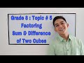 Factoring The Sum & Difference of Two Cubes I Señor Pablo TV