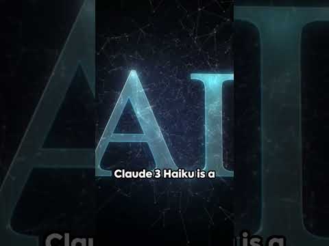 Claude 3 Haiku: