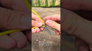 Wire splice using a wall plug #DIY #ElectricalTips #WorkshopHacks 🔌🛠️⚡