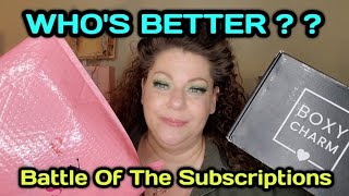 Battle of the Subscriptions... BOXYCHARM vs IPSY! who is your choice? By Simply_ Steph
