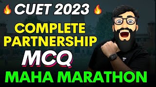 ? MOST EXPECTED MCQ COMPLETE PARTNERSHIP ? CUET 2023 ON YOUTUBE  BY COMMERCE KING