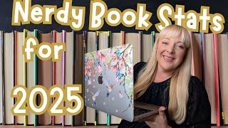 2025 READING YEAR IN REVIEW (Nerdy Book Stats!)