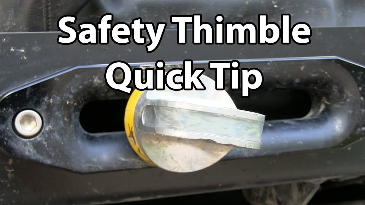 Safety Thimble Quick Tip YouTube