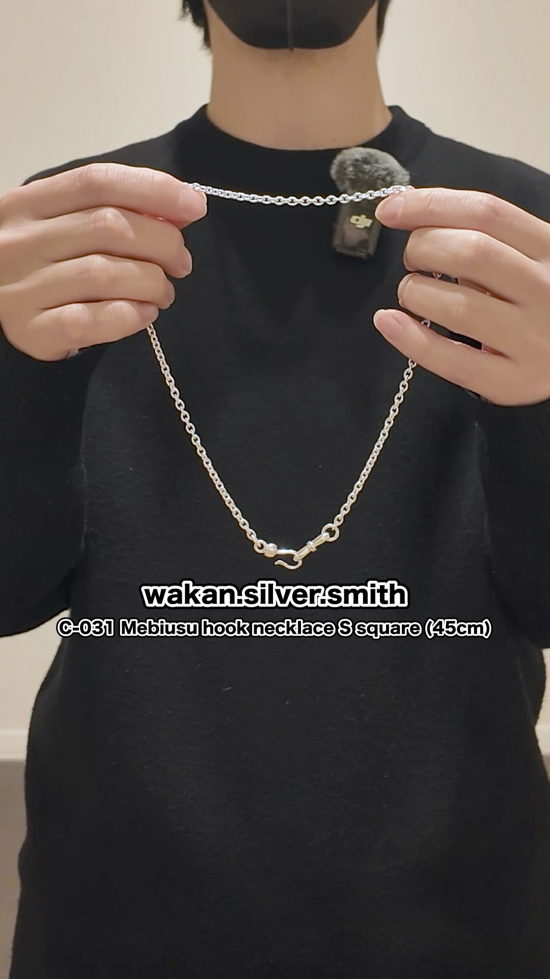 Perfect Gift] Simple and High-Value Necklace [wakan.silver.smith