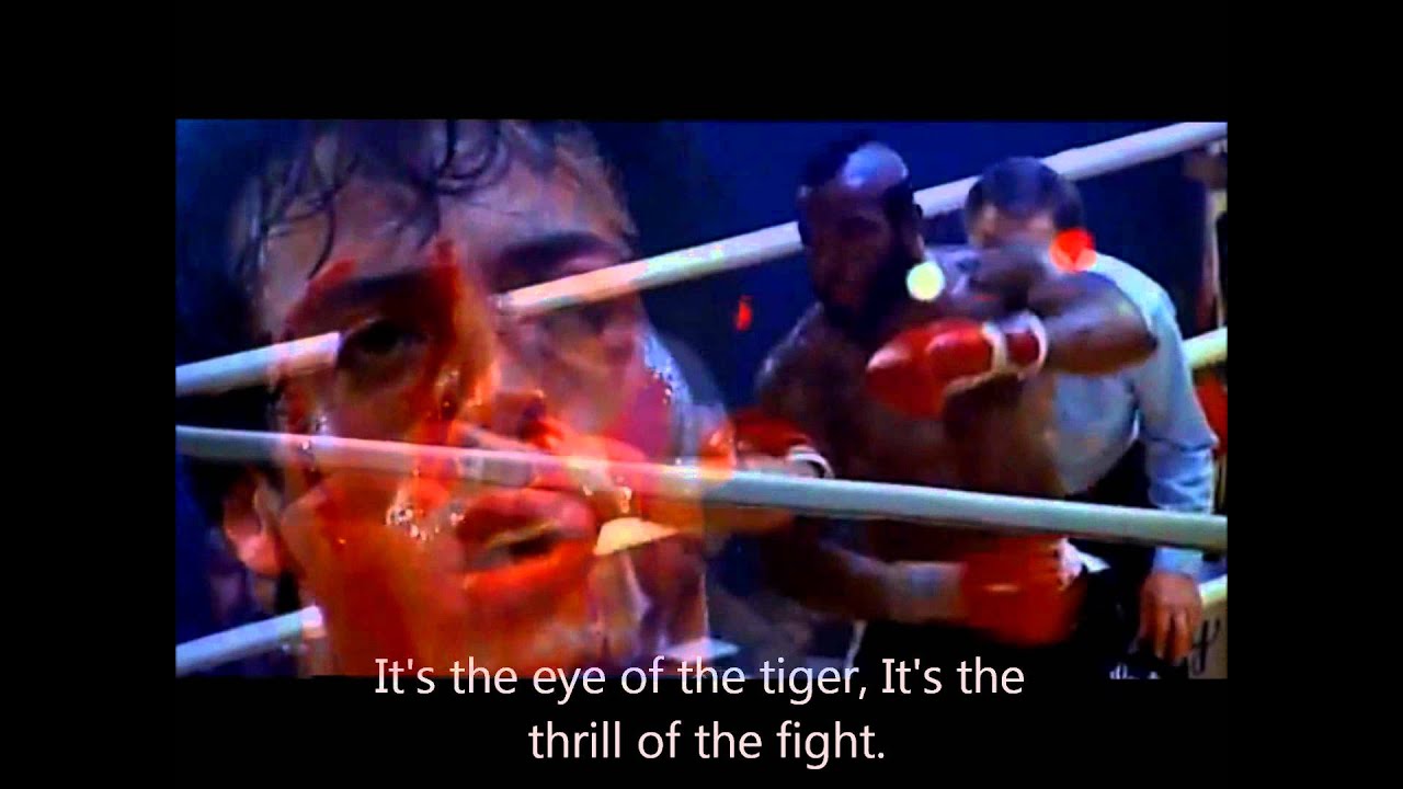 Eye of the Tiger Survivor (Rocky III) Lyrics YouTube Eye of the Tiger Survivor (Rocky III) Lyrics YouTube
