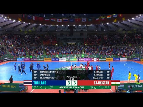 Hilight : AFC Futsal Asian Cup2024 Thailand 6-5 Tajikistan