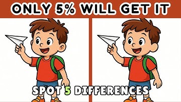 Ultimate Spot The Difference Challenge: Only 5% Will Get It! [ Brain Exercise #20 ]