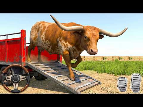 Offroad Tractor Trolley Game - Heavy Cargo Driving Simulator 3D Gameplay - Android GamePlay