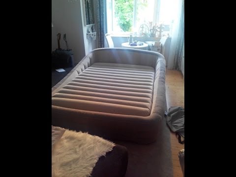 Luftbett Intex Comfort Frame Queen Size Youtube