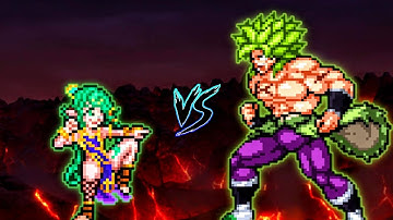 Cosmic Elf Aria V2 (New) VS Broly DBS in Jump Force #Mugen