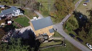 Drone Shots of the Apple Butter Festival at Wade's Mill