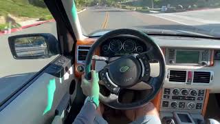 Player Profile 69k-Mile Land Rover Range Rover HSE 2004 L322 - Driving Video - Giverny Green over Light Beige