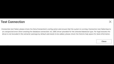 no JDBC driver provided fix || Celonis with MySQL || on-premise data connection