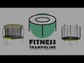 Батут Fitness Trampoline GREEN. Сборка батута.