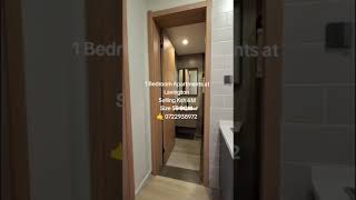 1 Bedroom for Sale at Lavington for ksh 6M. 0722938972 #Lavington #ApartmentsForSale #Nairobi #home