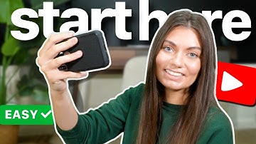 How To Make Your First YouTube Video (START to FINISH)