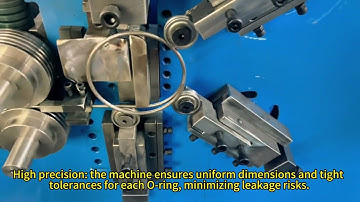 Fully automatic O ring making machine circle ring forming machine#Oringformingmachine#Oringmachine