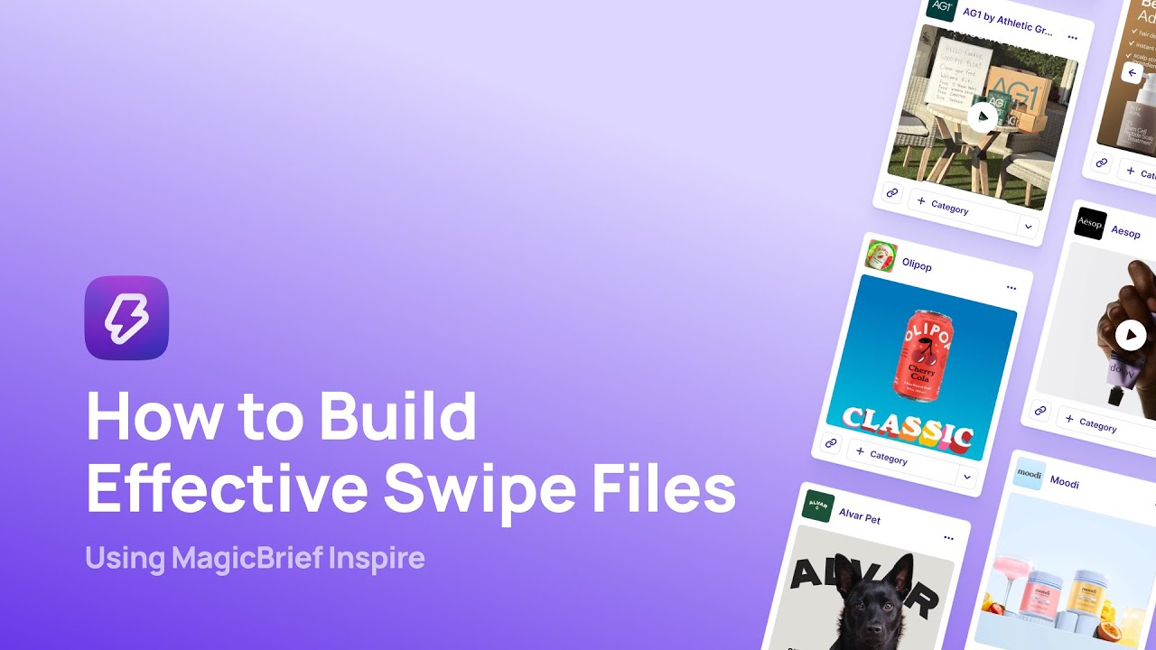 How to Build & Organise Effective Creative Swipefiles