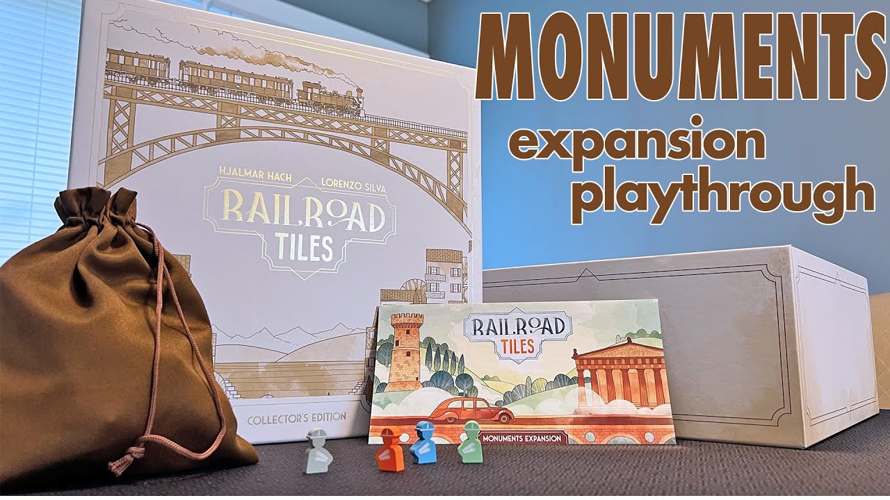Railroad Tiles Playthrough - Monuments Expansion