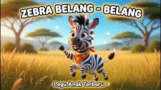 Zebra Belang Hitam Putih 🦓 Lagu Hewan Anak | Kartun Animasi 3D Lucu