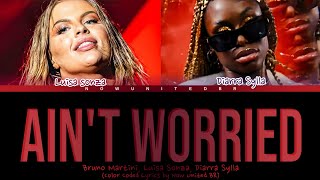 Diarra, Luísa Sonza, Bruno Martini - Ain't Worried | Color Coded Lyrics (Legendado PT-BR)