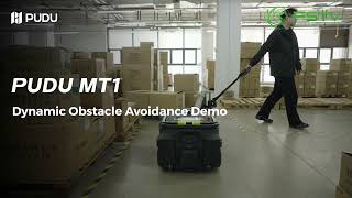 PUDU MT1 Dynamic Obstacle Avoidance Demo