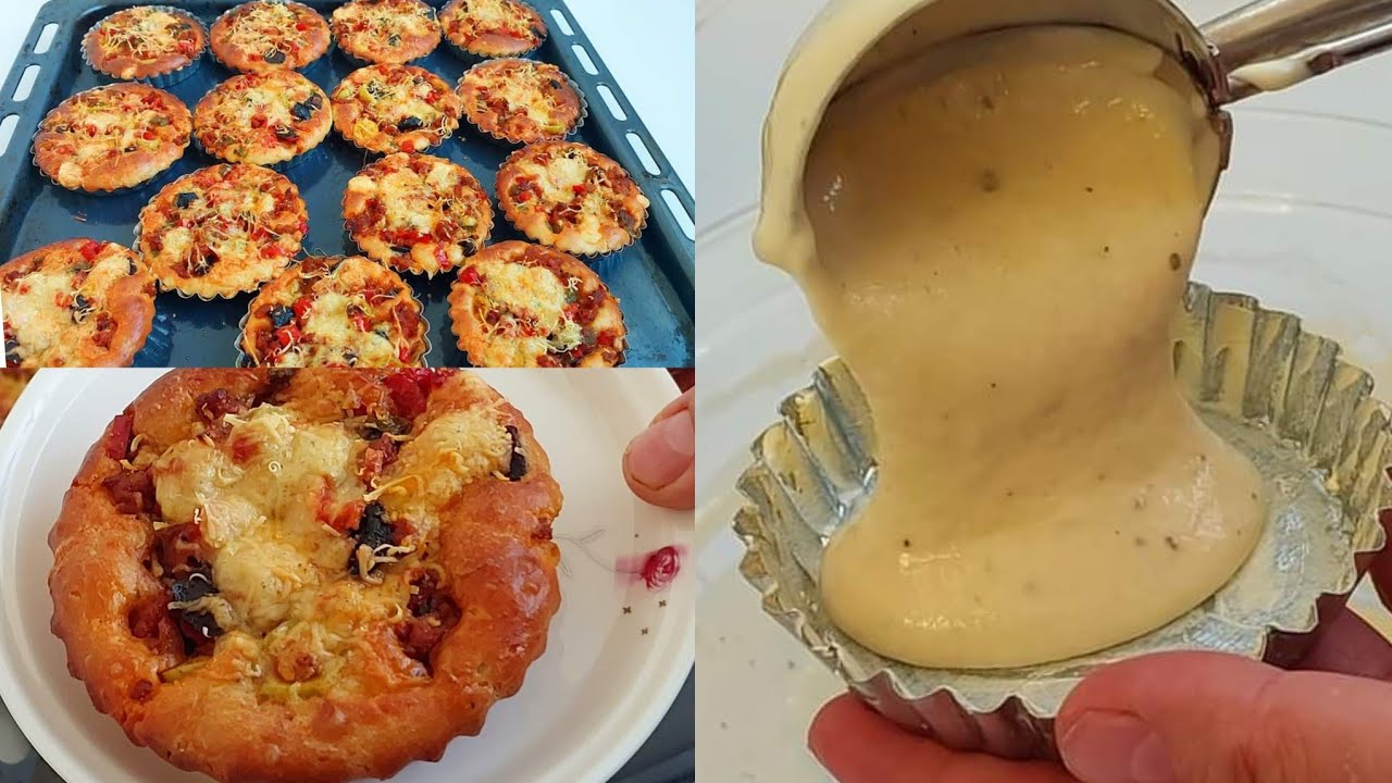 الوصفة الاكثر طلبا في رمضان بيتزا سائلة بدون دلك ولا عجن ماتشبعوش منها بأقل مجهود وأكثر 13حبة