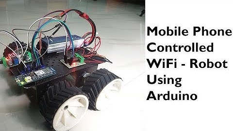 Arduino WiFi Robot using Mobile Phone