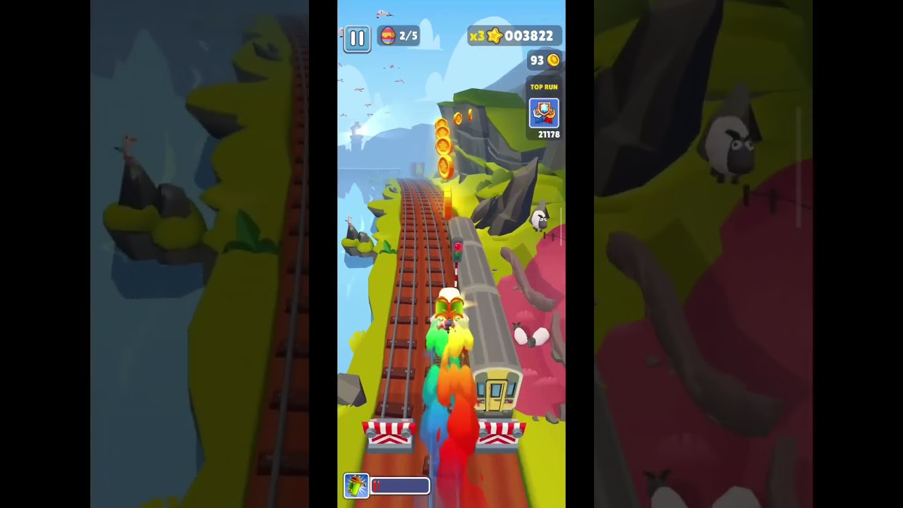 Clima Lindo 🌴 Subway Surfers Gameplay 🔥 Smooth Run 😍 #shorts #subwaysurfers