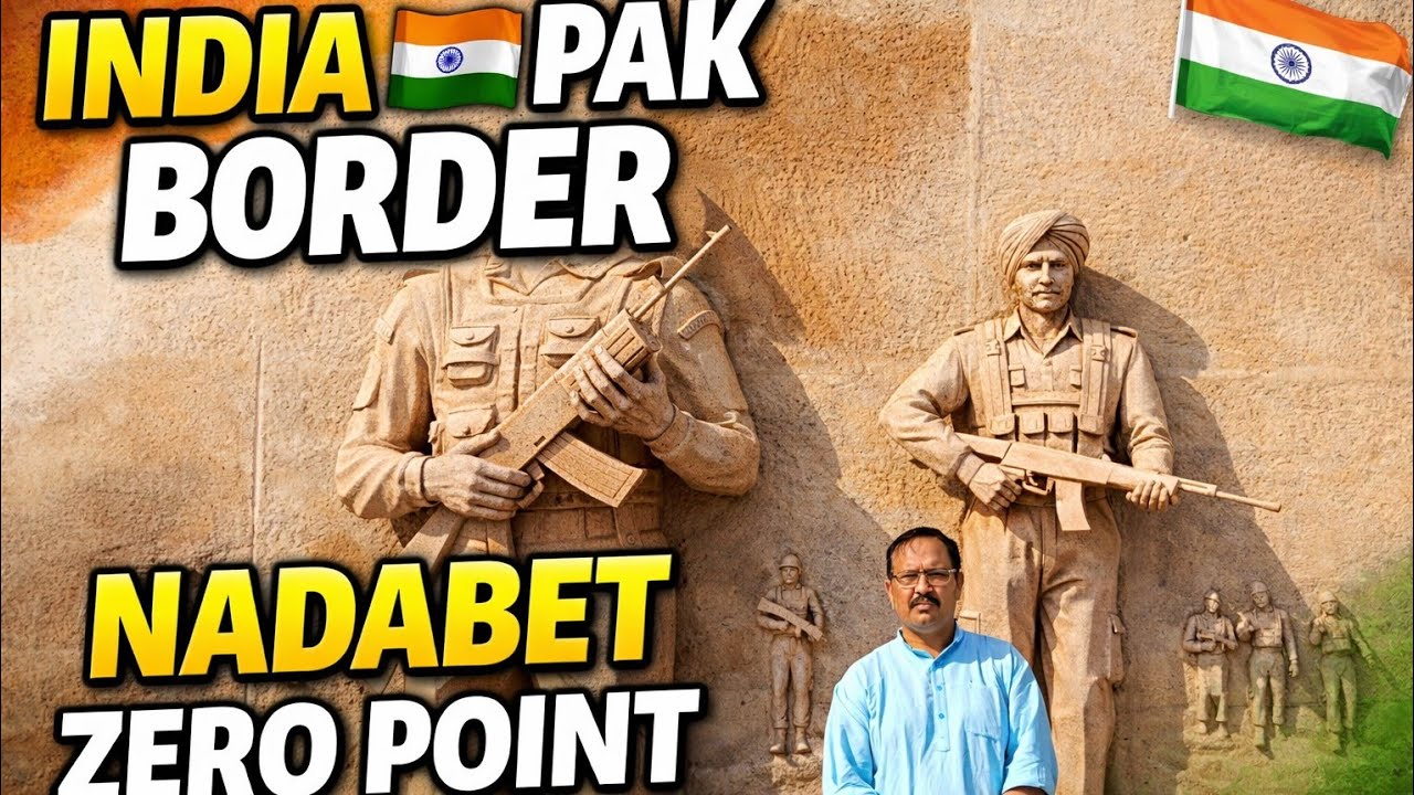Nadabet Indo-Pak Border (zero point ) Gujarat 