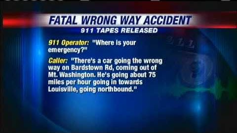 Police Release 911 Tapes From Wrong Way Crash
