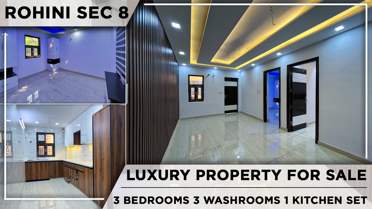 Rohini Sector 8 Property in Delhi 3 BHK Society Flats Ultra