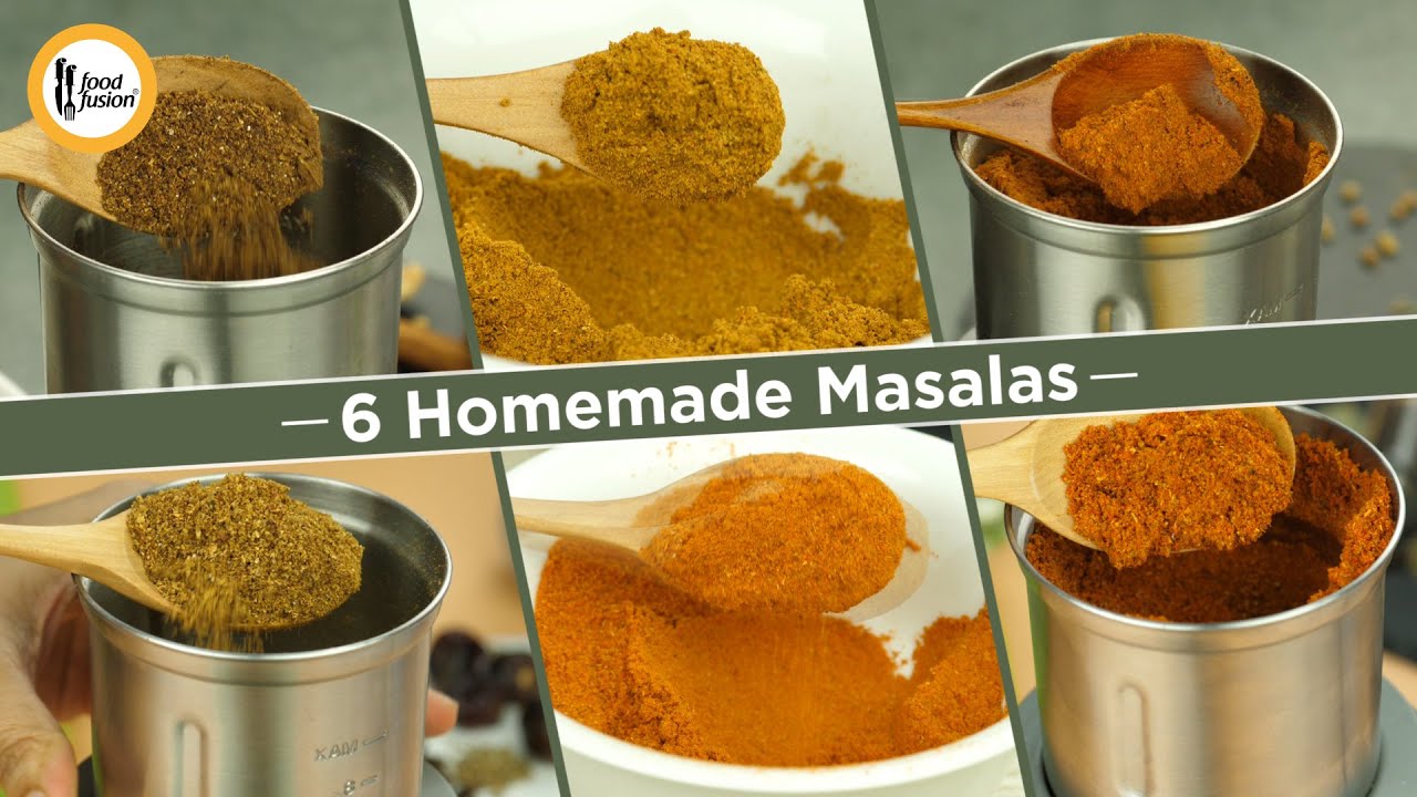 6 Must Have Homemade Masala Recipes By Food Fusion