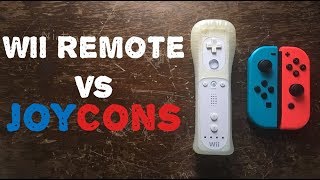 Wii remote vs joycons