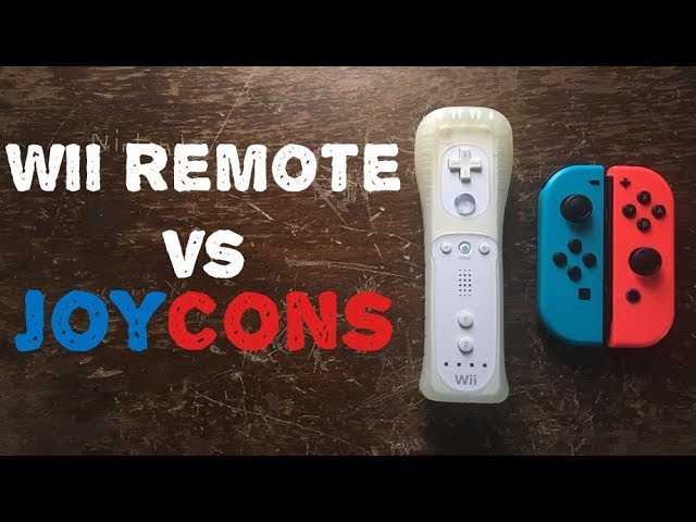 expiration Convert identification Wii remote vs joycons - YouTube