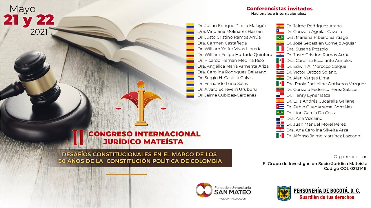 3 PANEL II CONGRESO INTERNACIONAL JURÍDICO MATEISTA