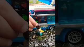 FIREFIGHTER SAVES THE ICECREAM TRUCK!! \\ #fyp #shorts #toys #lego #legocity