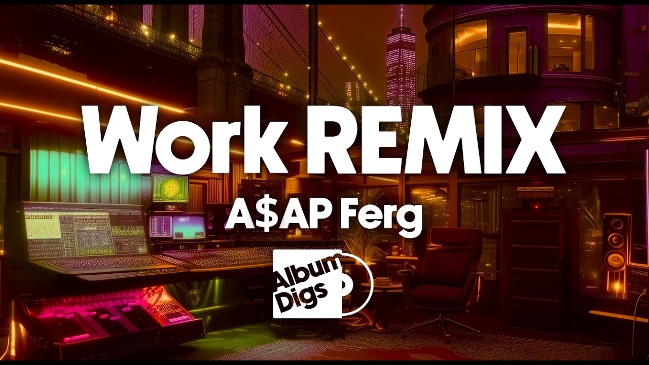 A$AP Ferg - Work REMIX (Visualizer Video)