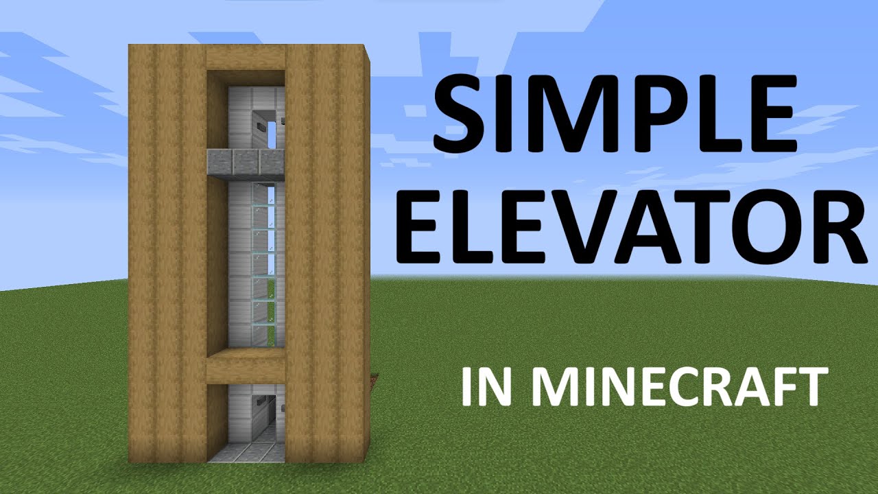 How to build a simple elevator in Minecraft #minecraft # ...