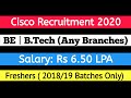 Cisco jobs 2020 | Cisco Recruitment 2020 | Cisco Off campus drive | Cisco latest jobs 2020 | It jobs