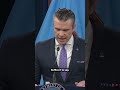 Hegseth talks about visiting troops in Iran