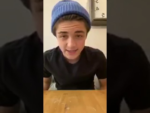 Asher Angel (@asherangel) archived Instagram live stream from April 3, 2020