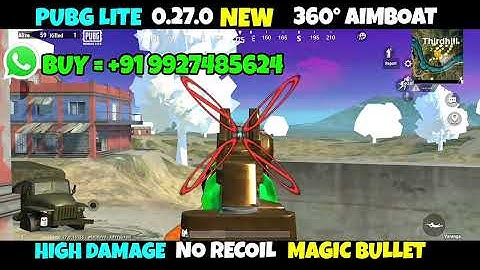 Pubg Lite 360° Aimbot Config 0.27.0  Pubg Lite 0.27.0 Zero Recoil Config  Pubg Lite Config File