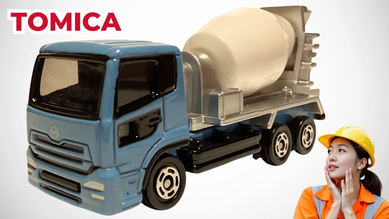 Tomica UD Trucks Quon Mixer Car | Diecast Showcase - YouTube