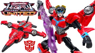 Transformers LEGACY United Deluxe Class WINDBLADE Cyberverse Universe Review